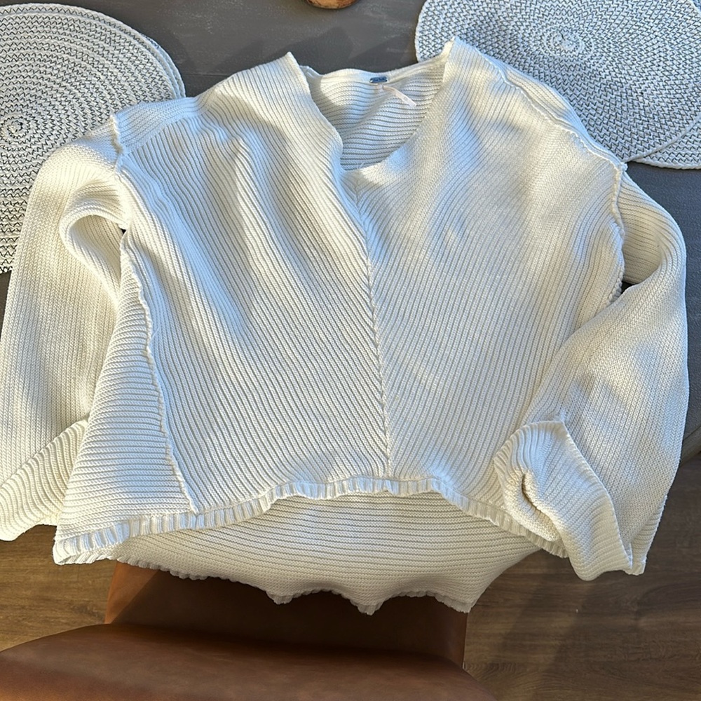 White Free People Sweater